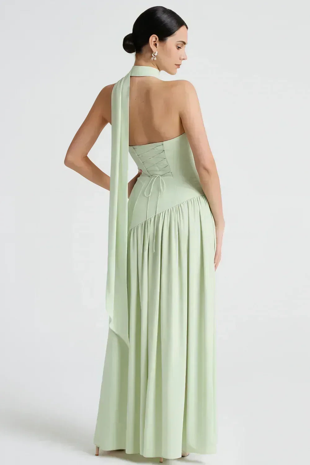 Penelope Collar Bustier Dress - Belle Marrie