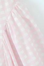 Plaid Bustier Dress - Belle Marrie