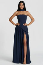 Penelope Collar Bustier Dress - Belle Marrie