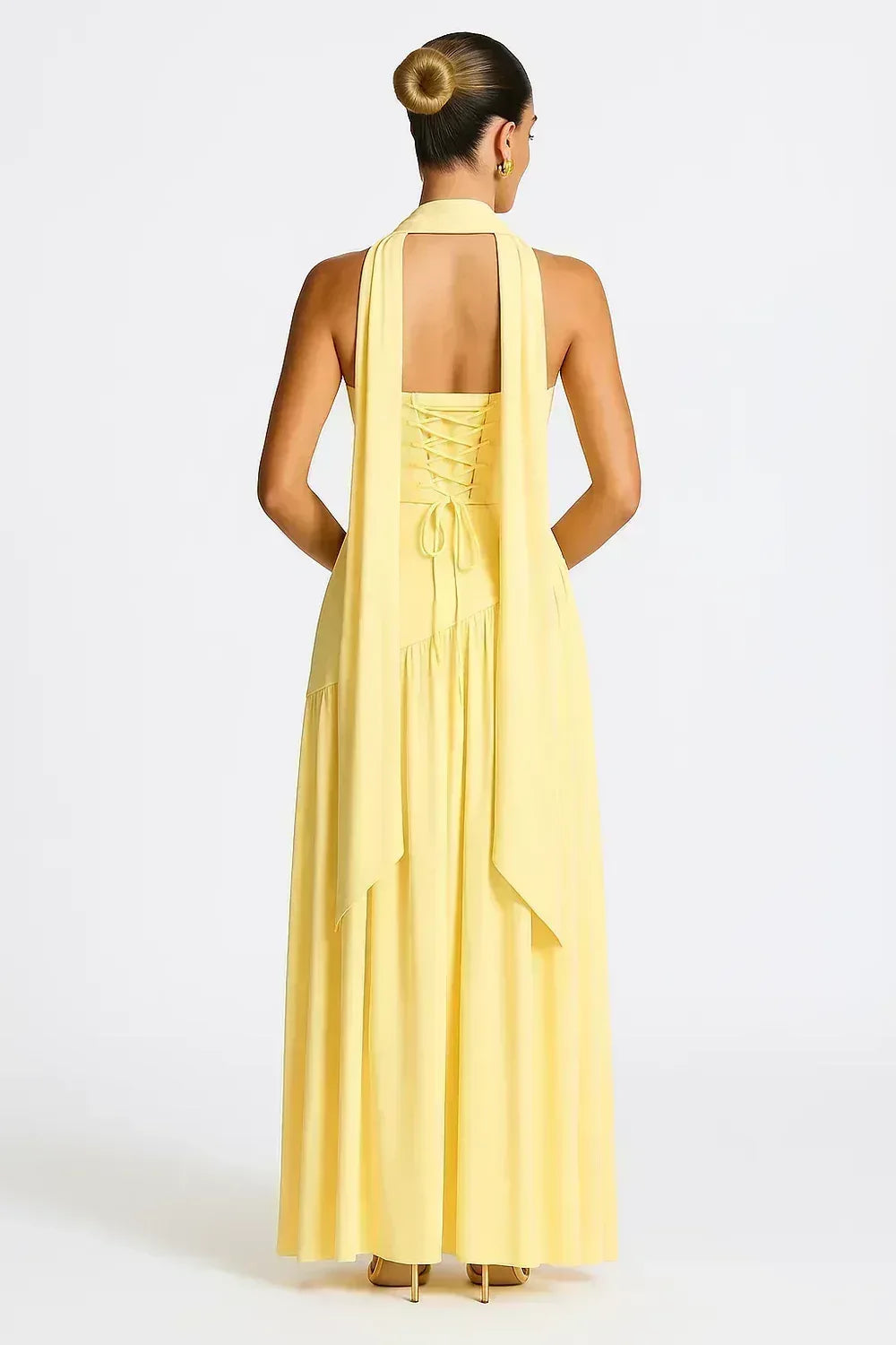 Penelope Collar Bustier Dress - Belle Marrie