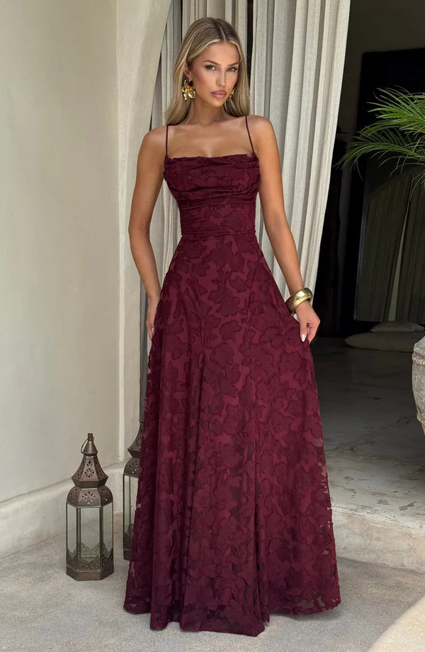 Victoria Long Bustier Dress