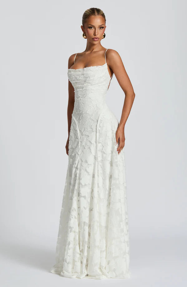 Victoria Long Bustier Dress