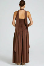 Penelope Collar Bustier Dress - Belle Marrie