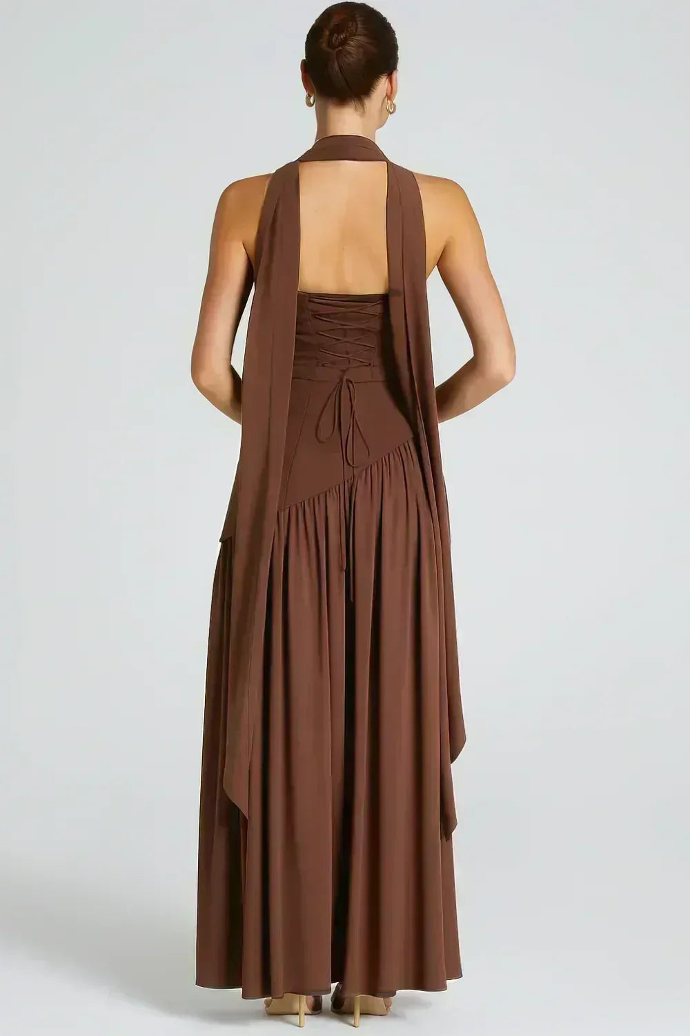 Penelope Collar Bustier Dress - Belle Marrie