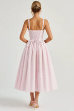 Plaid Bustier Dress - Belle Marrie